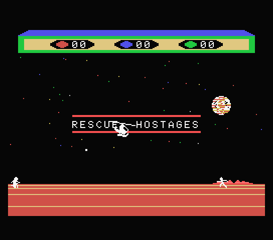 Choplifter screenshot 2 for MSX